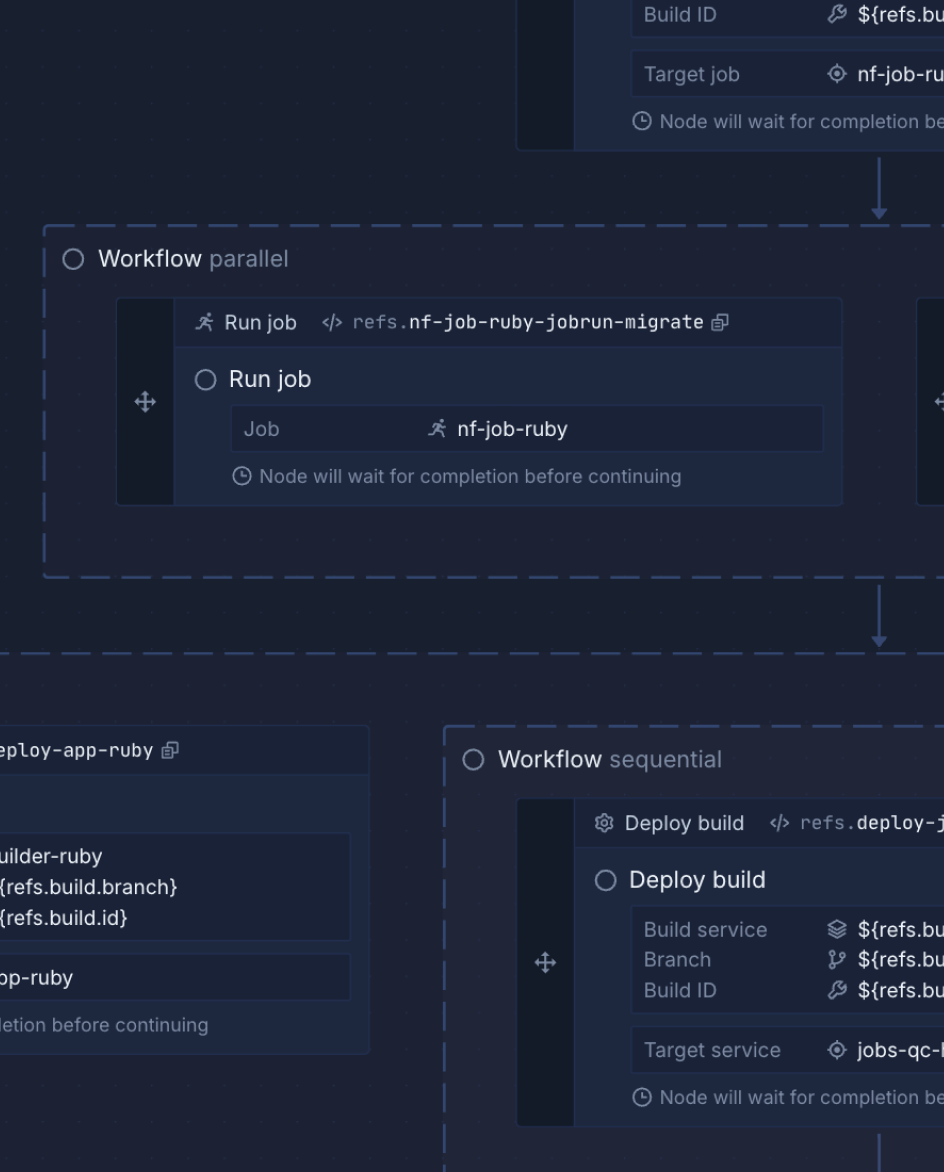 Screenshot of Northflank infrastructure code